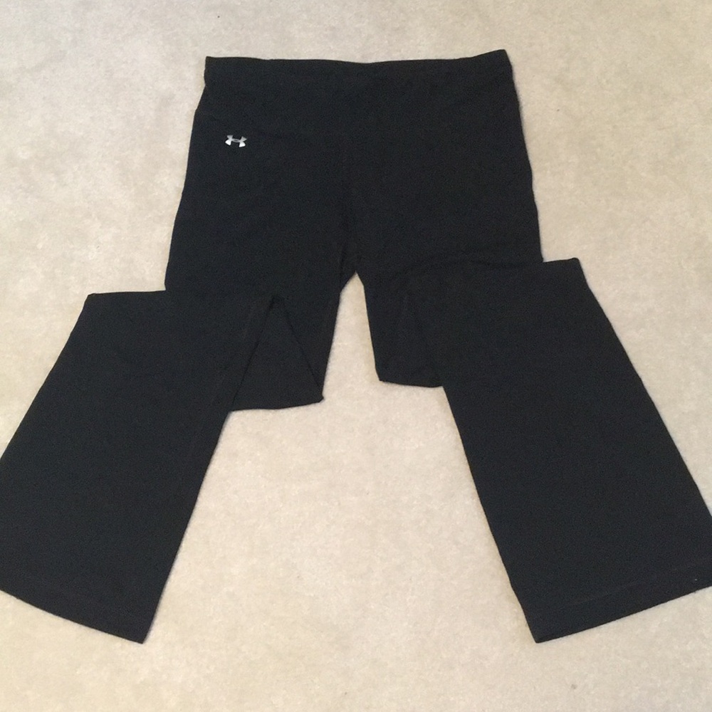 Under Armour Black Flare Workout Pants